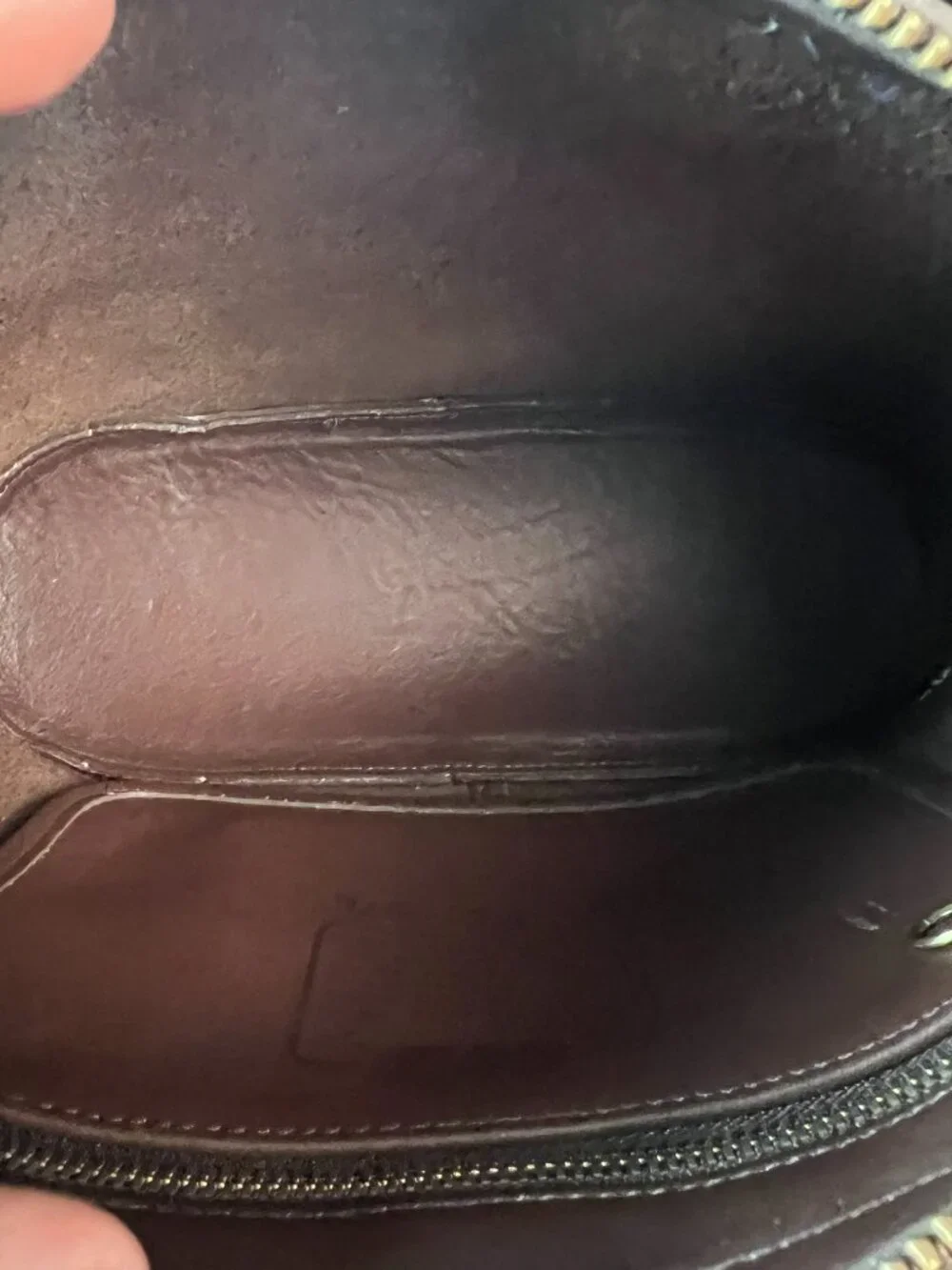 Coach 9976 Anderson Zip Top Brown Vintage Cross Body Bag
